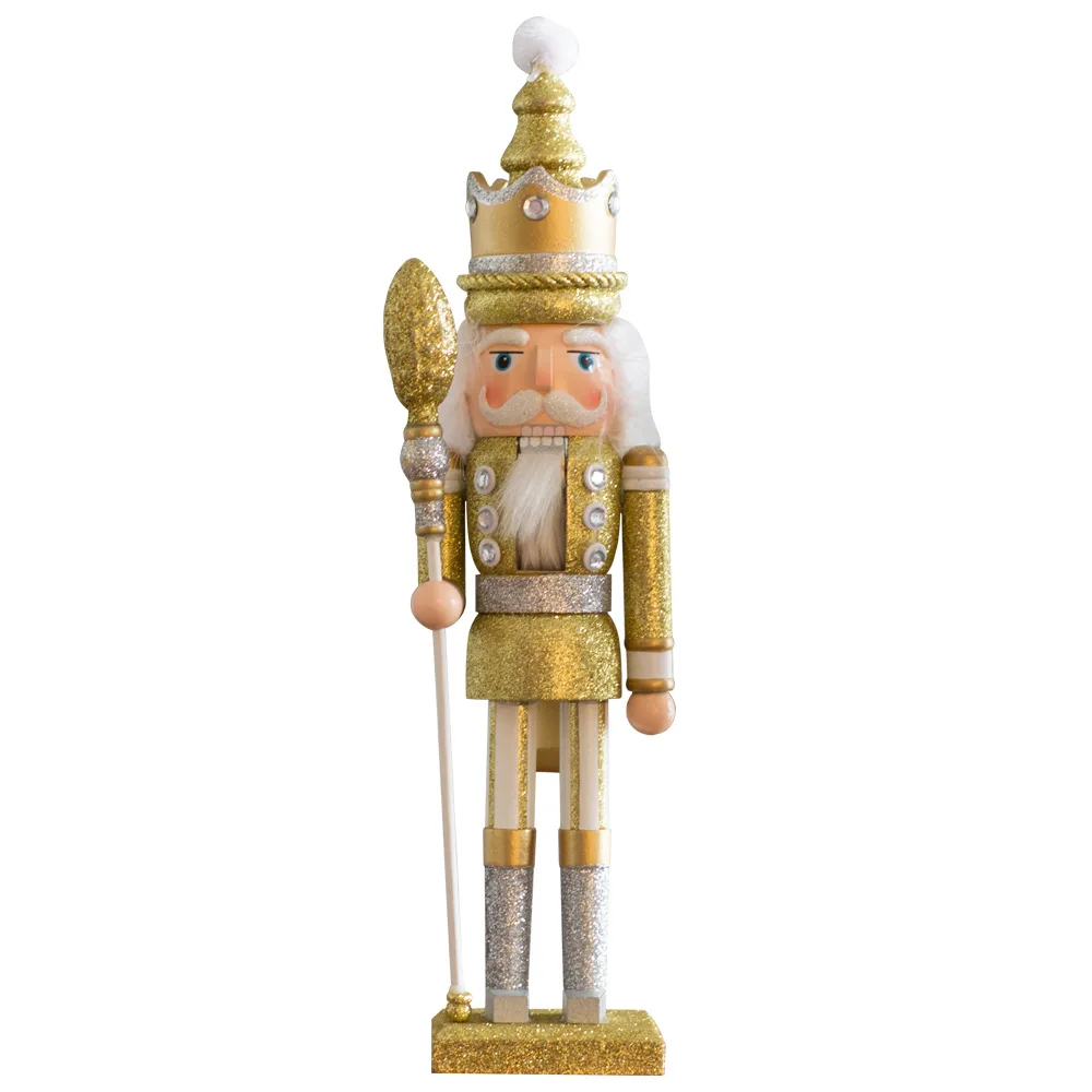 

Christmas Wooden Nutcracker Ornaments, Soldier Figure Decor, Doll Ornament for Festival, Xmas Gifts, 16.5in