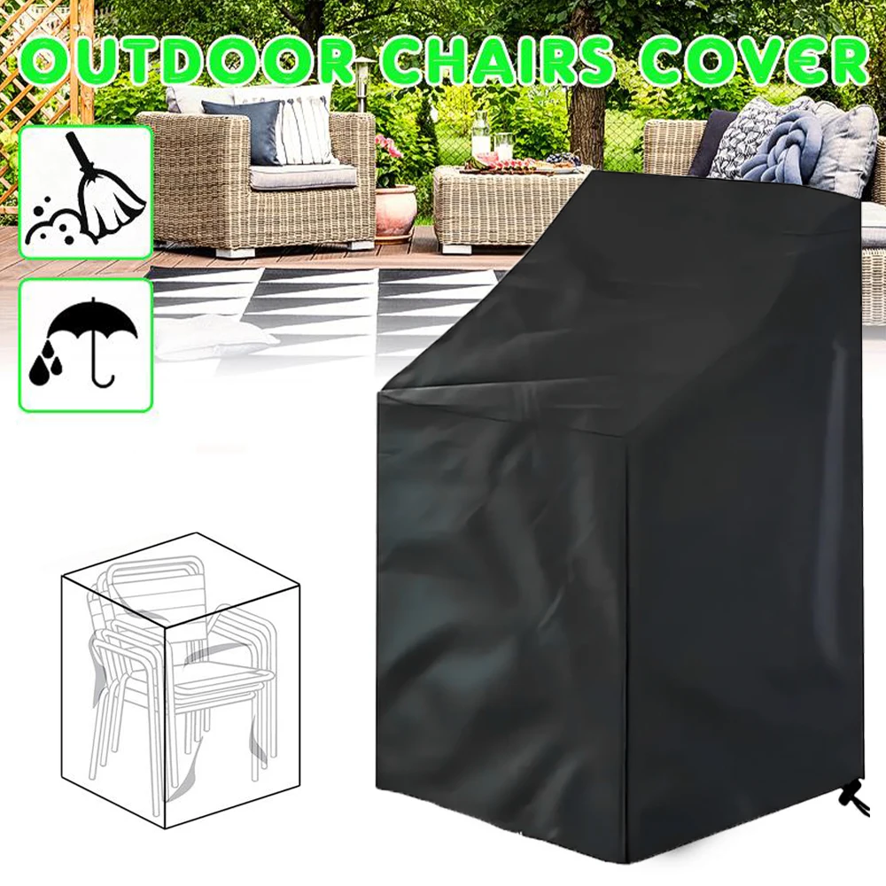 1pc Patio Chair Cover Waterproof Outdoor Garden Furniture Protect Universal Lounge Deep Seat Cover Easy-Going UV Resistant image 4