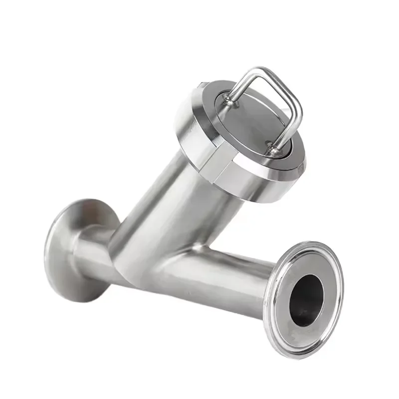 Food Grade Stainless Steel 304 316L Quick-install Fruit Juice Strainer Y Type Tri Clamp Honey Filter