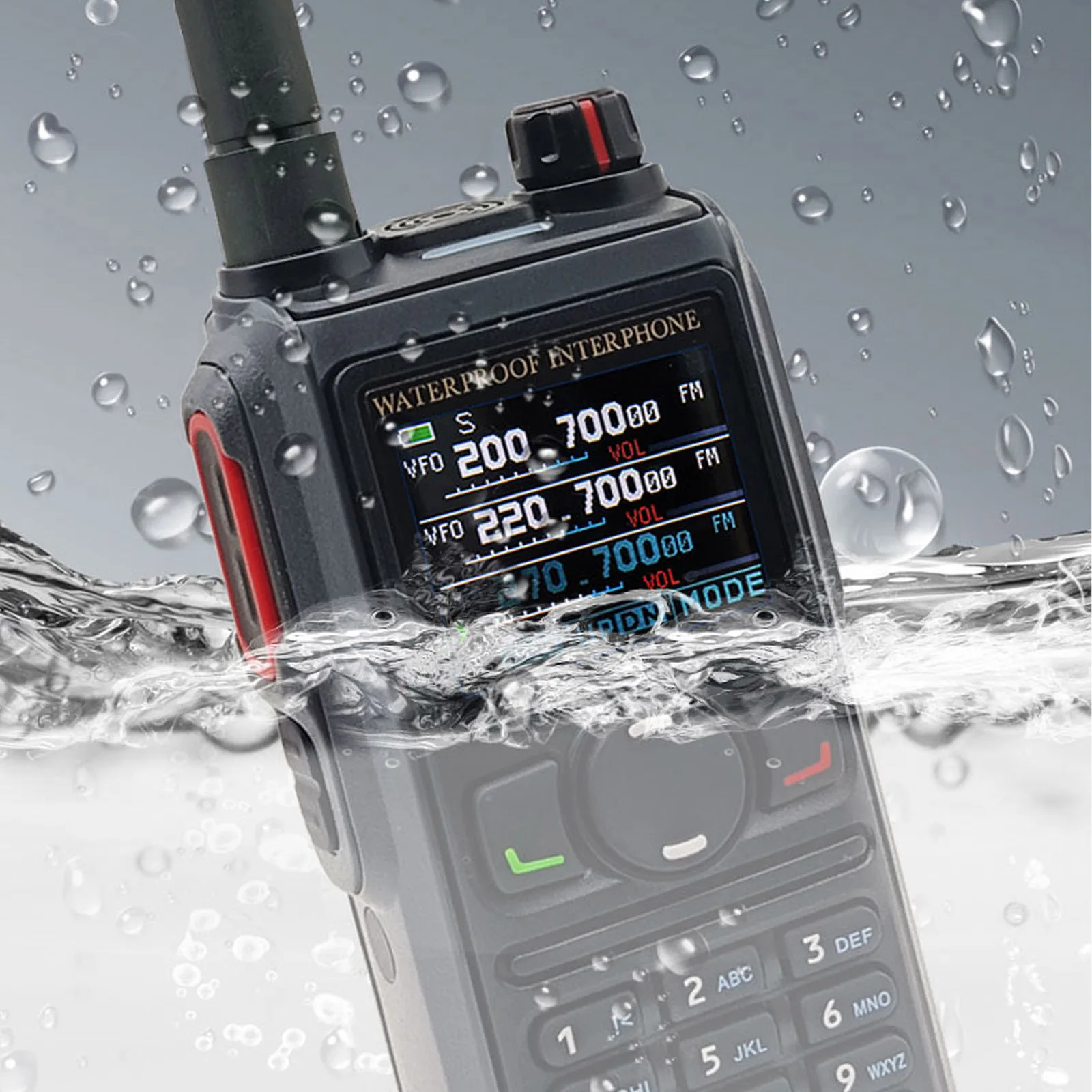 Radtel RT-580G GPS Bluetooth Radio bidirectionnelle AmPuebHam 199CH Air Band Walperforated Talkie VOX SOS LCD Police Scanner Aviation