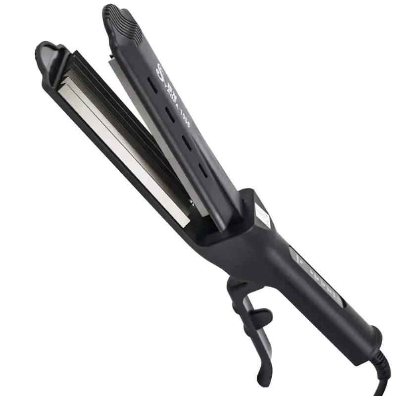 

Выпрямитель для волос четырехступенчатый с регулировкой температуры керамический турмалиновый плоский утюжок женский выпрямитель для волос широкая панель Плойка для волос