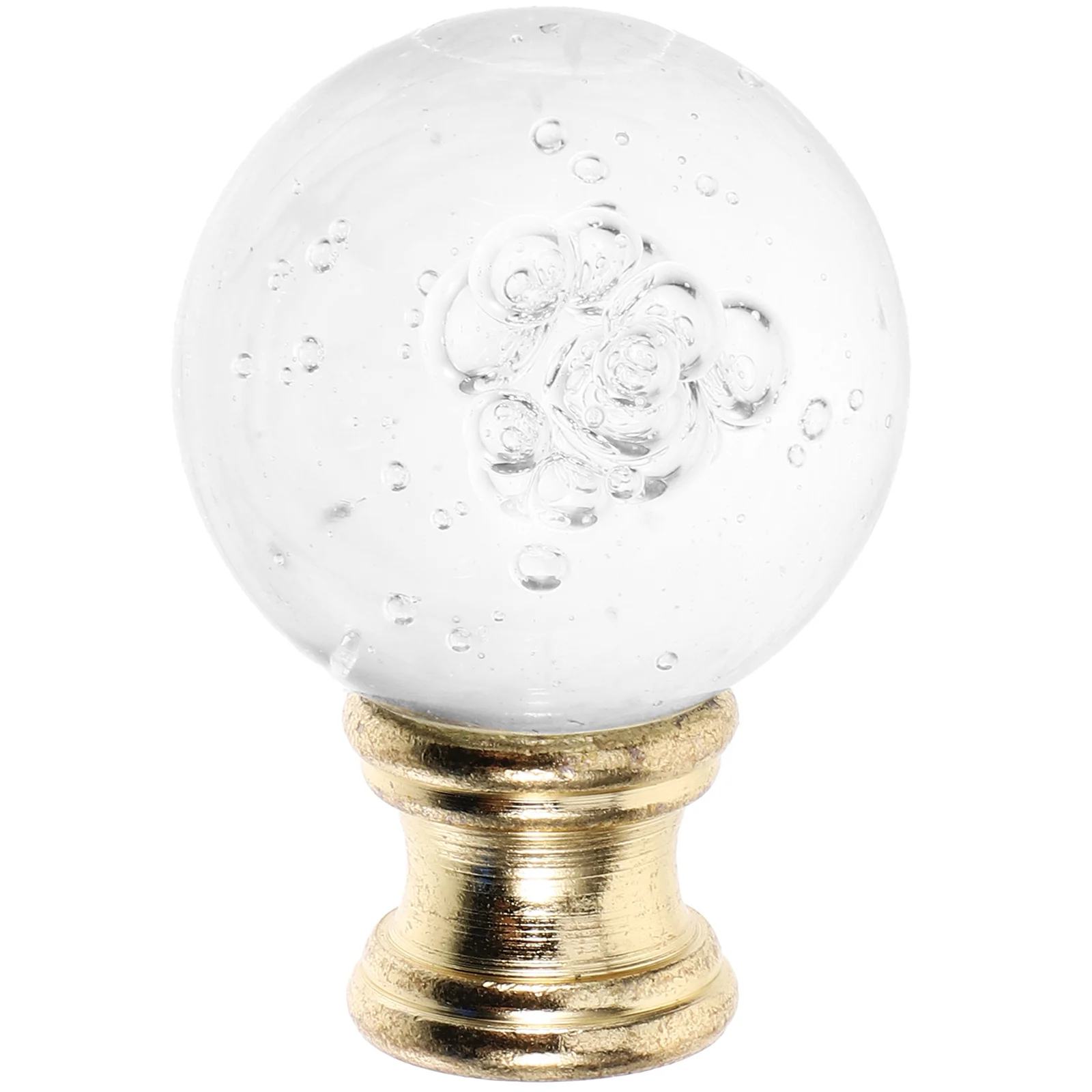 

Lamp Shade Holder Harp Acrylic Aluminum Alloy Solid Durable Lamp Decoration Ball Light Knob for Floor Table Desk