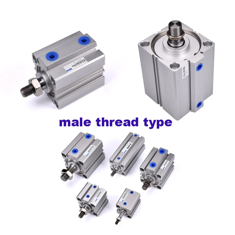 High quality Bore 20 compact air pneumatic piston cylinder Thin cylinder double acting SDA20-5/10/15/20/25/30/45/50/75