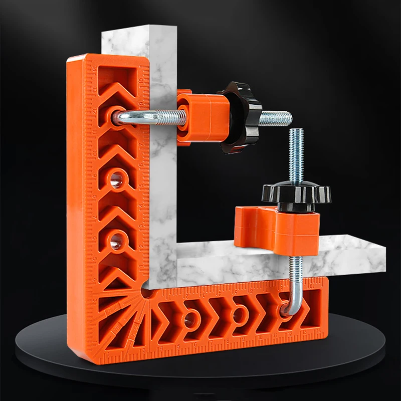 

Right Angle Locator 90°clamps For Woodworking Securing Clip L-type Multifunctional Right Angle Positioning Ruler Hand Tool