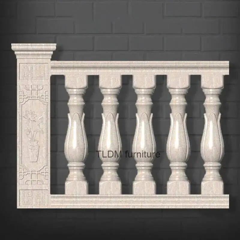 Villa Roman Balcony Column Railing Mold European Handrail Vase Column Fence Roman Column Mold Cast-in-place Cement Building A