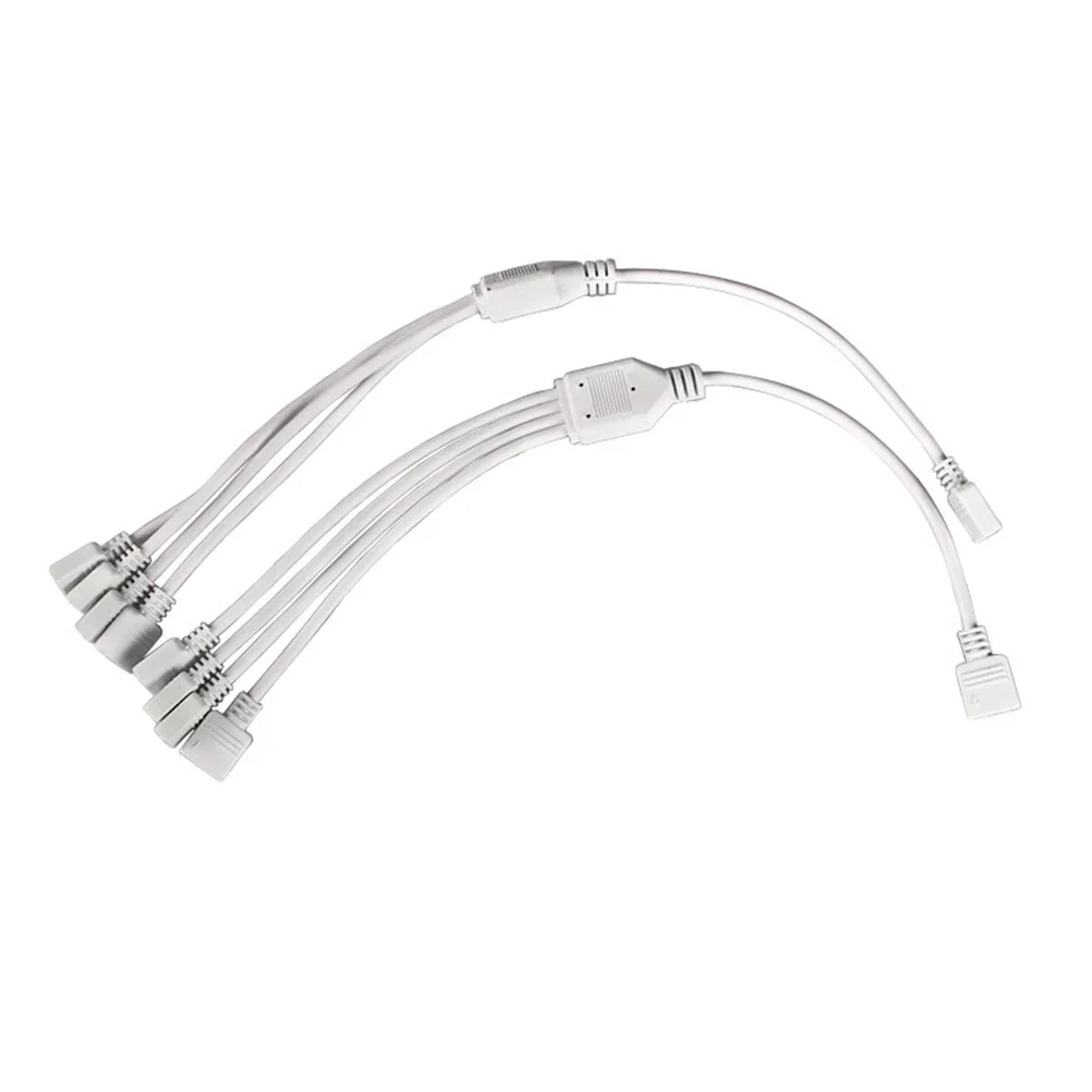 Rgb LED قطاع الفاصل كابل 4 دبوس 282 سنتيمتر الأبيض ل Smd 5050 3528 المزدوج الناتج وحدة تحكم واحدة اتصال تمديد #4