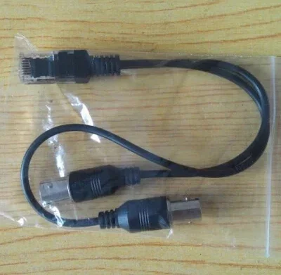 RJ48 RJ-48 bncアダプタジャックケーブルすべてのT1 & E1 カードTE110P TE410 TE405 TE420 など