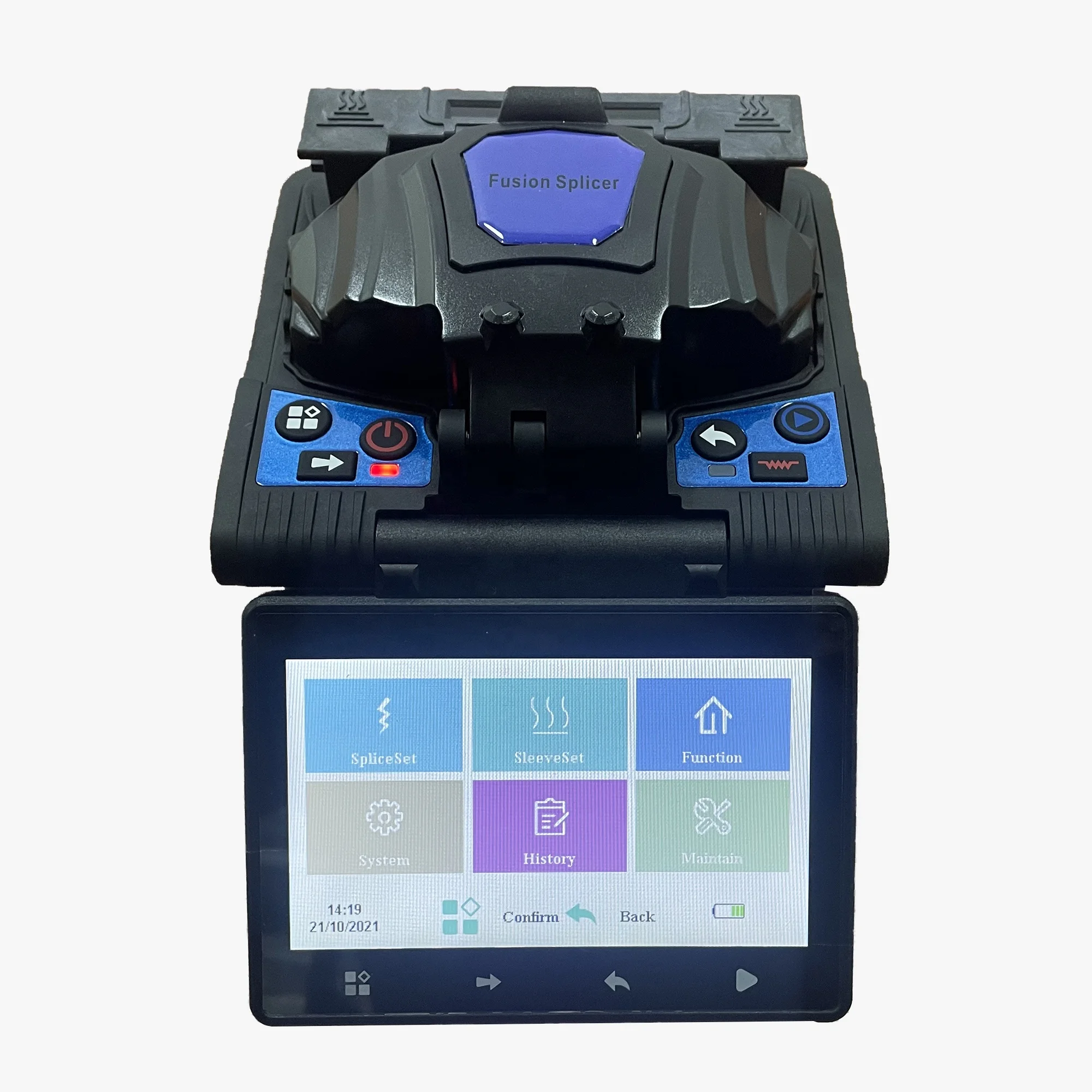 5'' Capacitive Touch Screen Multi-Language High Precision Fiber Optic Fusion Splicing Machine