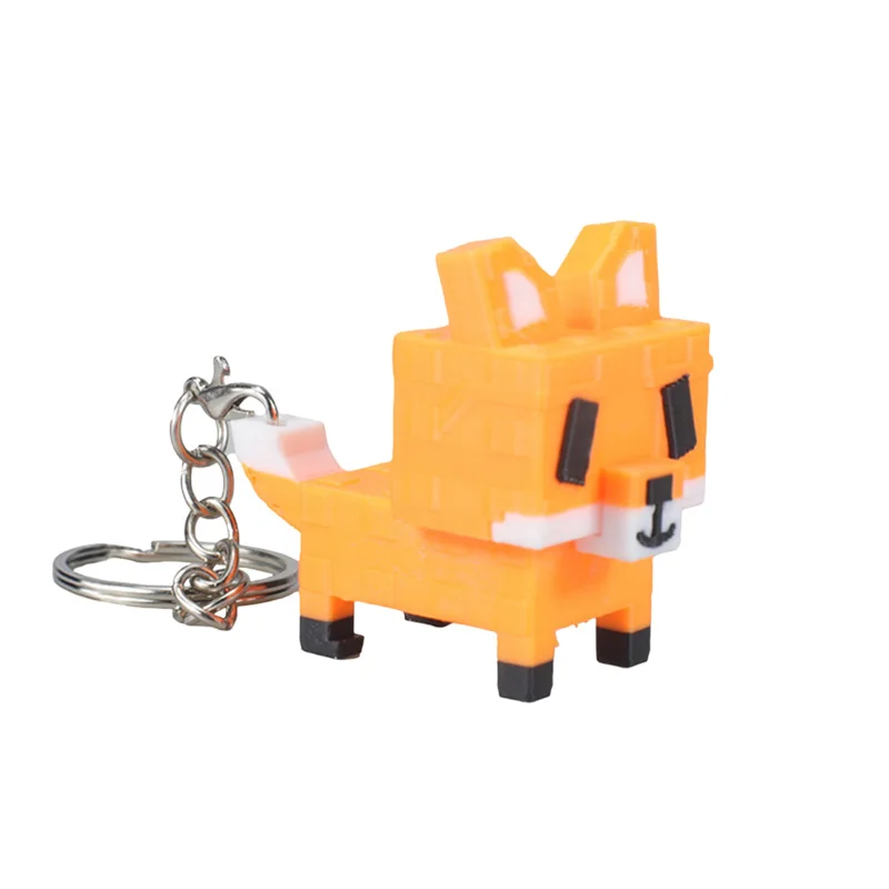 سلسلة مفاتيح مطبوعة ثلاثية الأبعاد تنمو حديقة منتج جديد في المخزون تمثال الثعلب النحل عمل أرقام شخصيات كرتونية Evoker هدايا عيد ميلاد souve