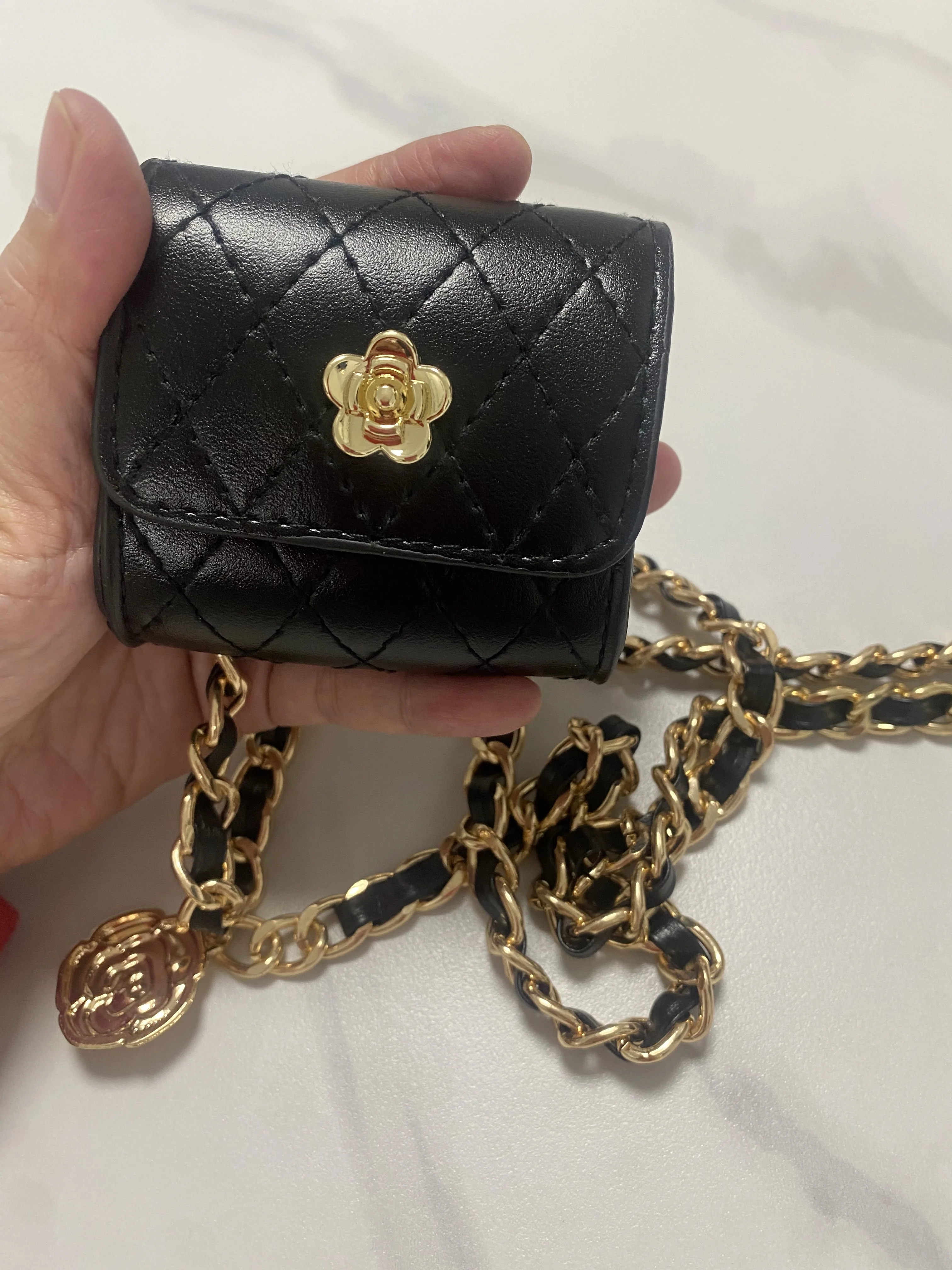 Женский ремень из искусственной кожи на цепочке, R2226