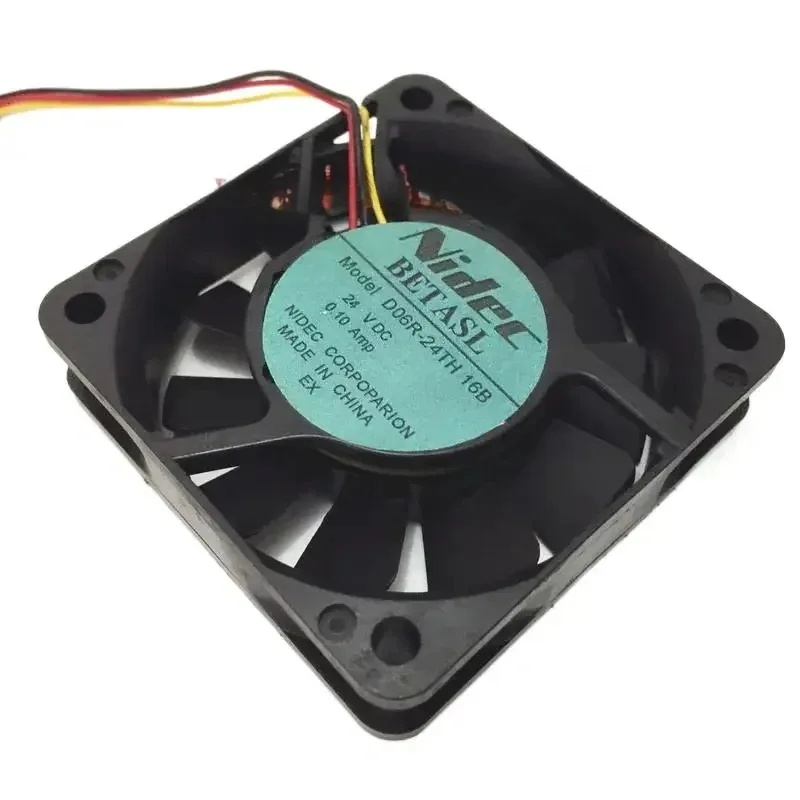 DL Nidec D06R-24TH 16B DC 24V 0.10A 60X60X15Mm Серверный охлаждающий вентилятор