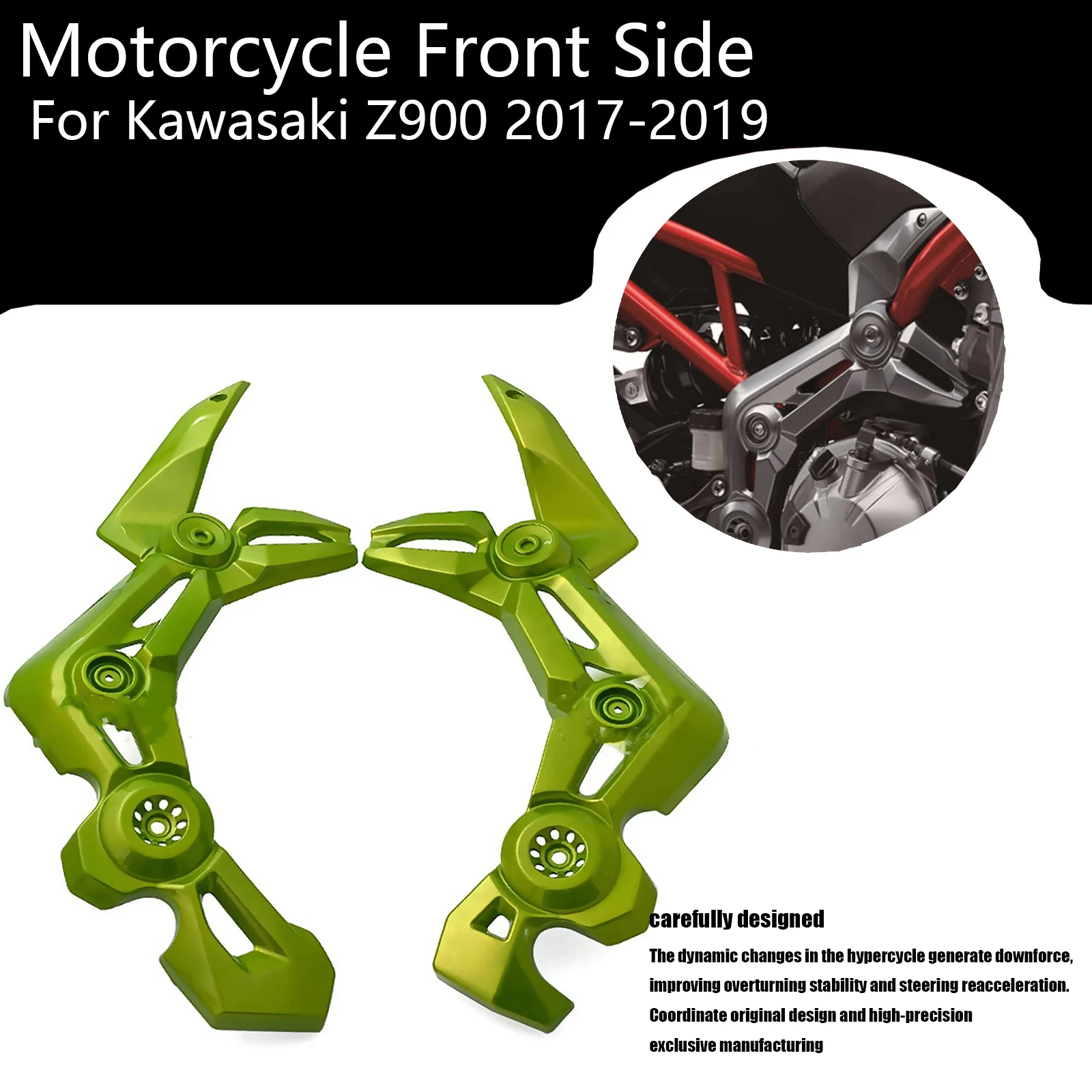 

Motorcycle Accessories Front Side Trim Frame Body Cover Engine Fairing For Kawasaki Z900 z900 Z 900 2017 2018 2019