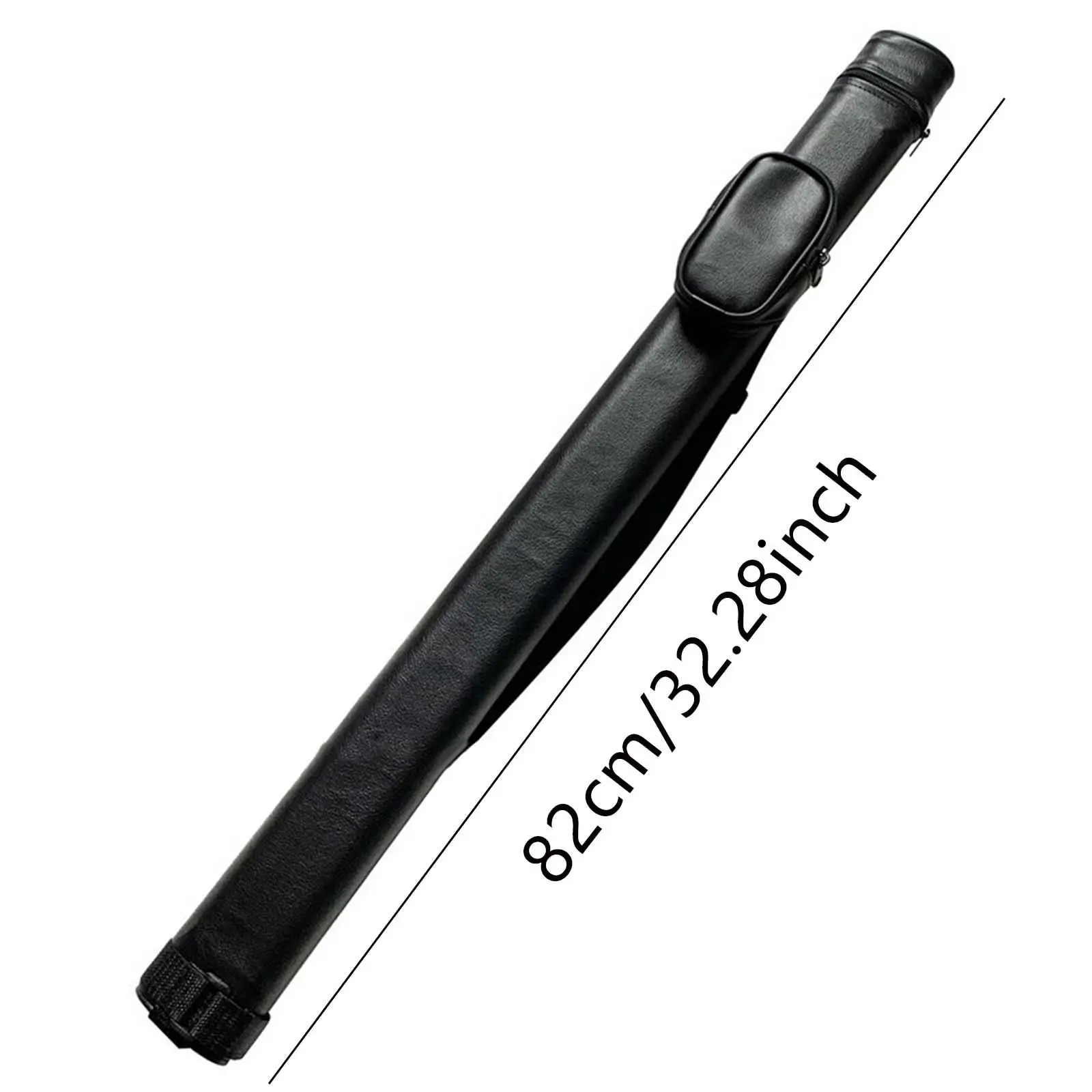 Hard Pool Cue Bag PU Leather Protector Holder for 1 2 Billiard Stick Club Internal Divider Organizing