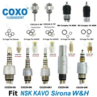 Dental Turbine LED Coupler Replacement Bulb Seal Coupling O Rings For KAVO NSK WH Sirona Bein-Air High Speed Handpiece