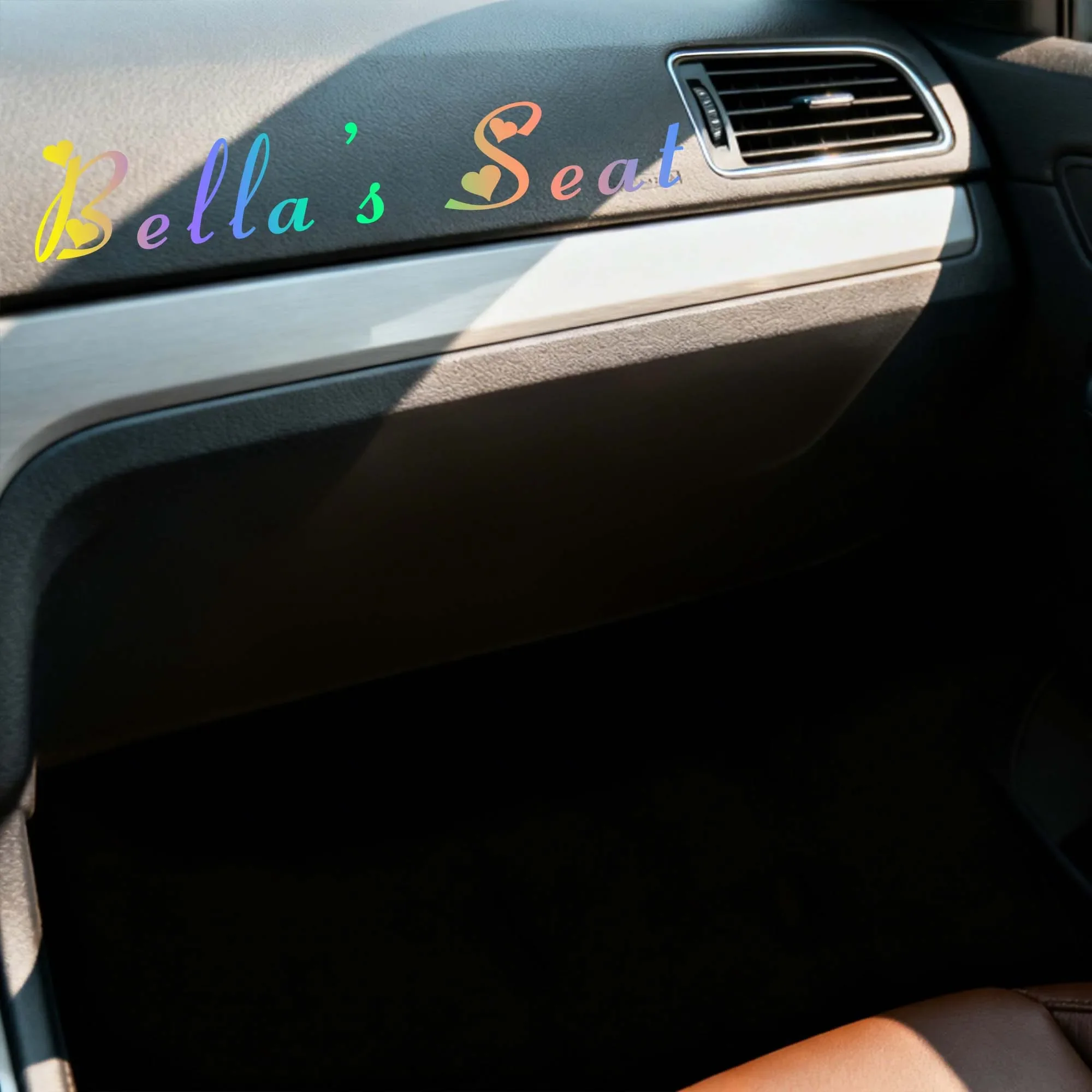 

Day Gift Custom Girlfriend Name Car Seat Sticker Waterproof Self-Adhesive Decals for Car Passenger Seat Valentine's