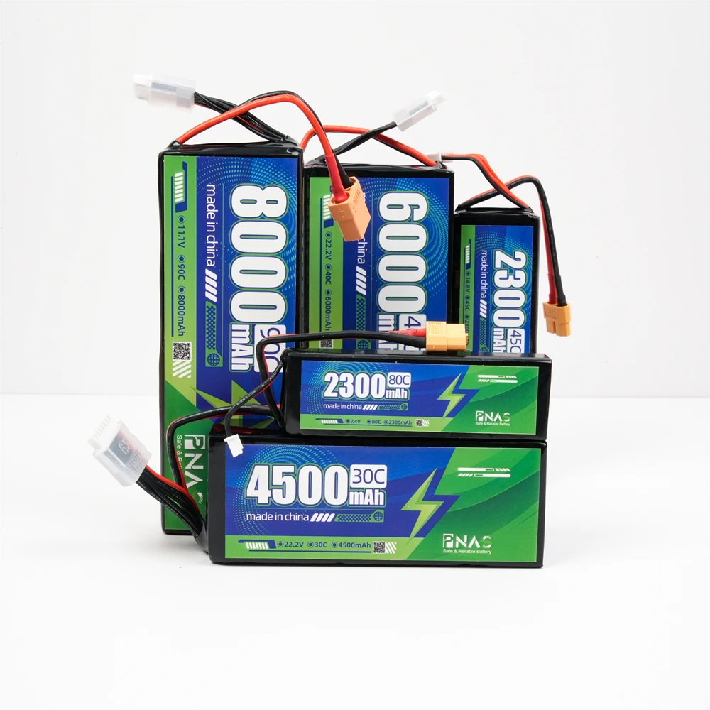 Casing Keras Lithium-Ion Kapal Rc Performa Tinggi 6S 2300Mah 14.8V 45C