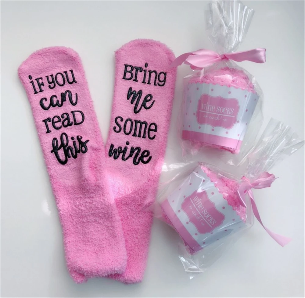 Weihnachtsgeschenk: Bedruckte Terry-Kuchensocken für Mädchen und Damen – Korallenfleece, dick, warm, weich, rutschfest für den Winter – Detail 6