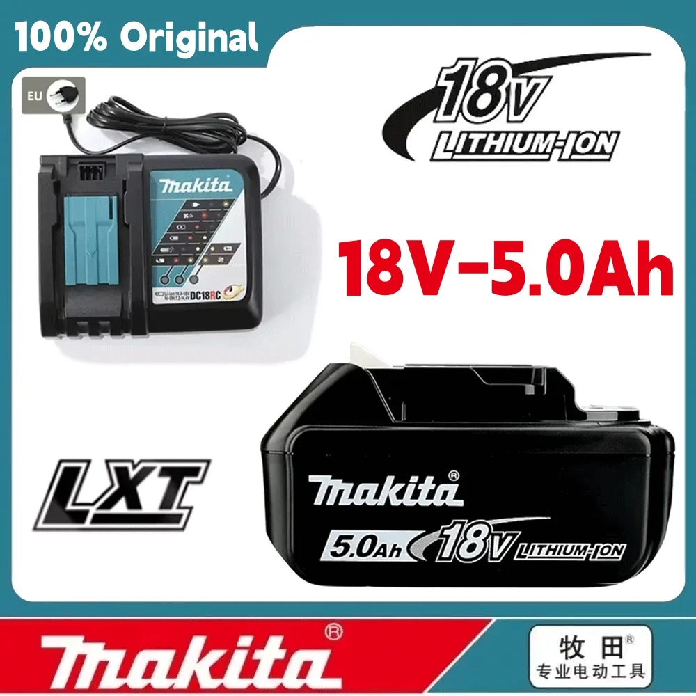 

3C certified 18V Makita 5Ah battery for replacing 18V Makita Power Tools BL1830B BL1850B BL1860B BL1815 lithium battery