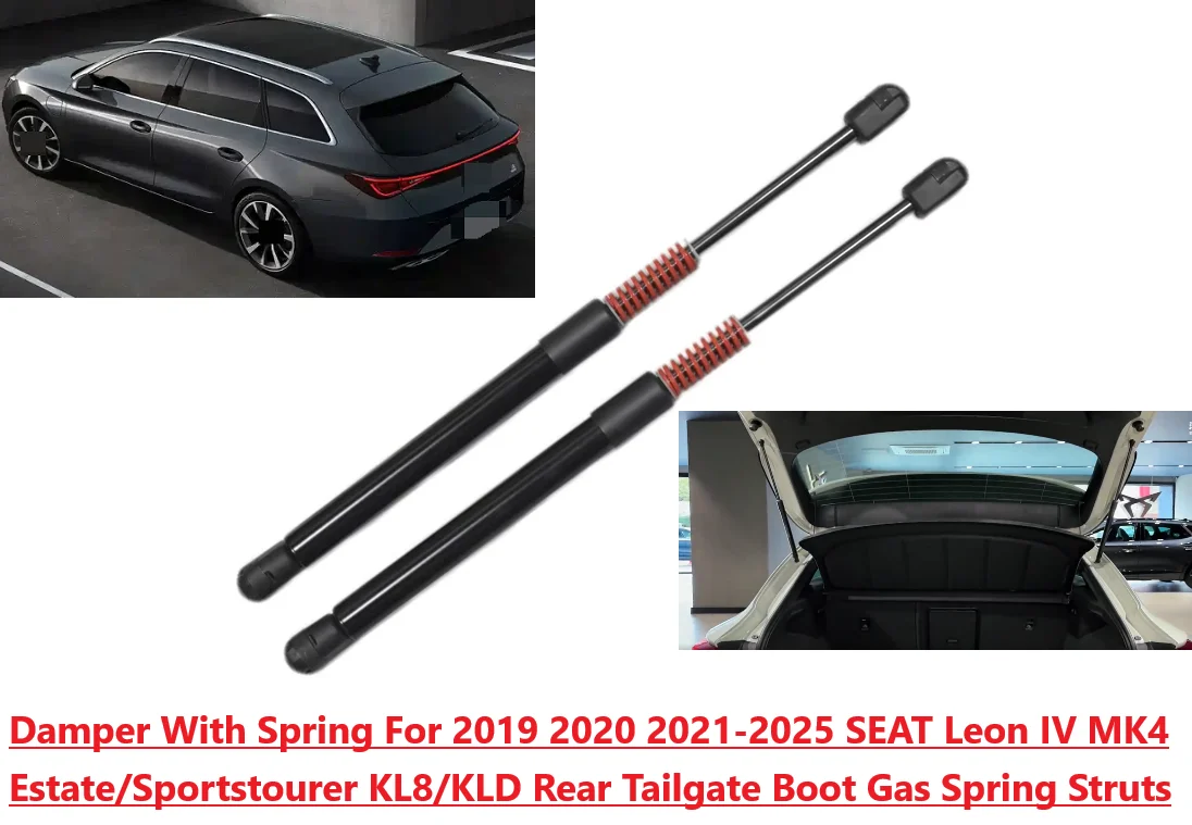 

Демпфер с пружиной для SEAT Leon IV Estate/Sportstourer KL8/KLD 2019-2025 годов, задняя дверь багажника, газовые пружинные стойки, опора, подъемная опора
