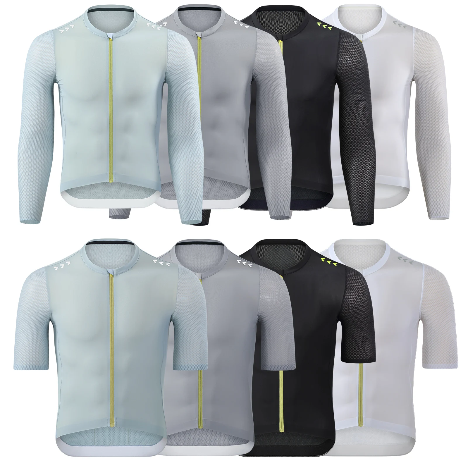 CHEJI Unisex Cycling Jersey Long Sleeve Thermal Softshell Windproof Breathable for Men And Women Road Bike Racing