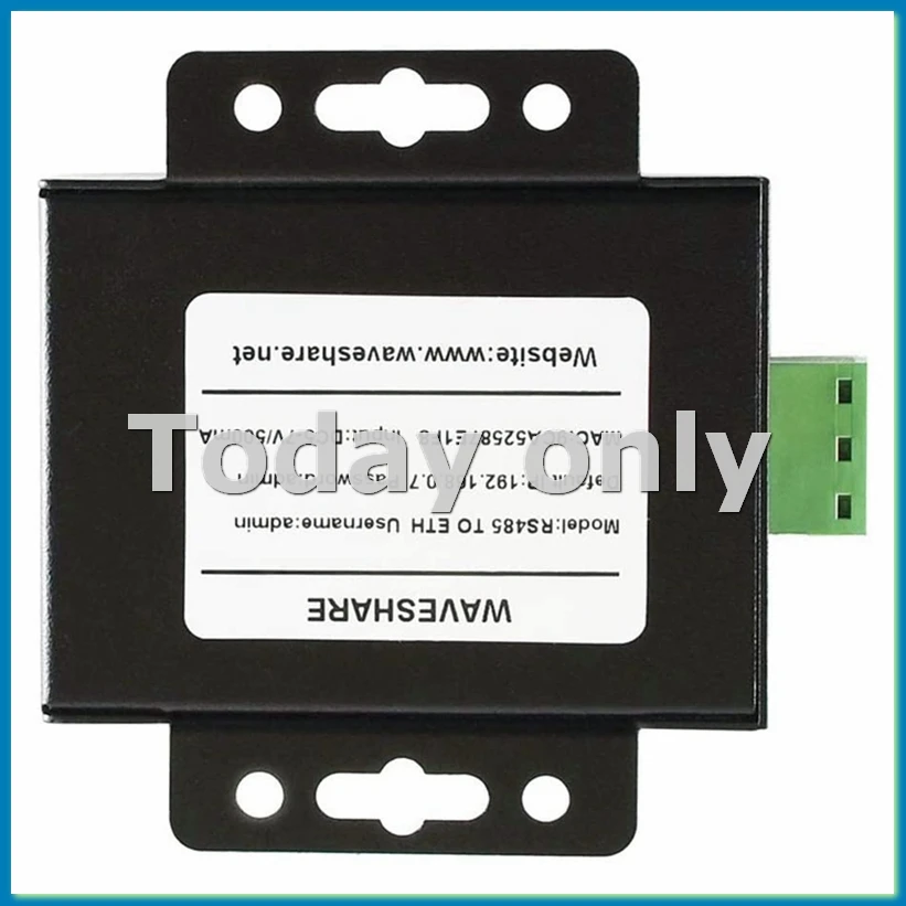 RS485 to Ethernet Converter with High-Speed Low-Power High-Stability RS485 to RJ45 Easy to Communicate Between US Plug-A68X