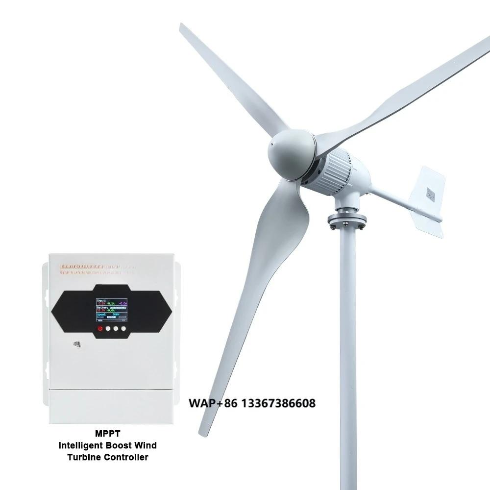 6000W Hybrid Boost ARM Solar Panel Charge Controller 12V 24V 48V MPPT Wind Turbine Generator Controller with ARM Dump Load