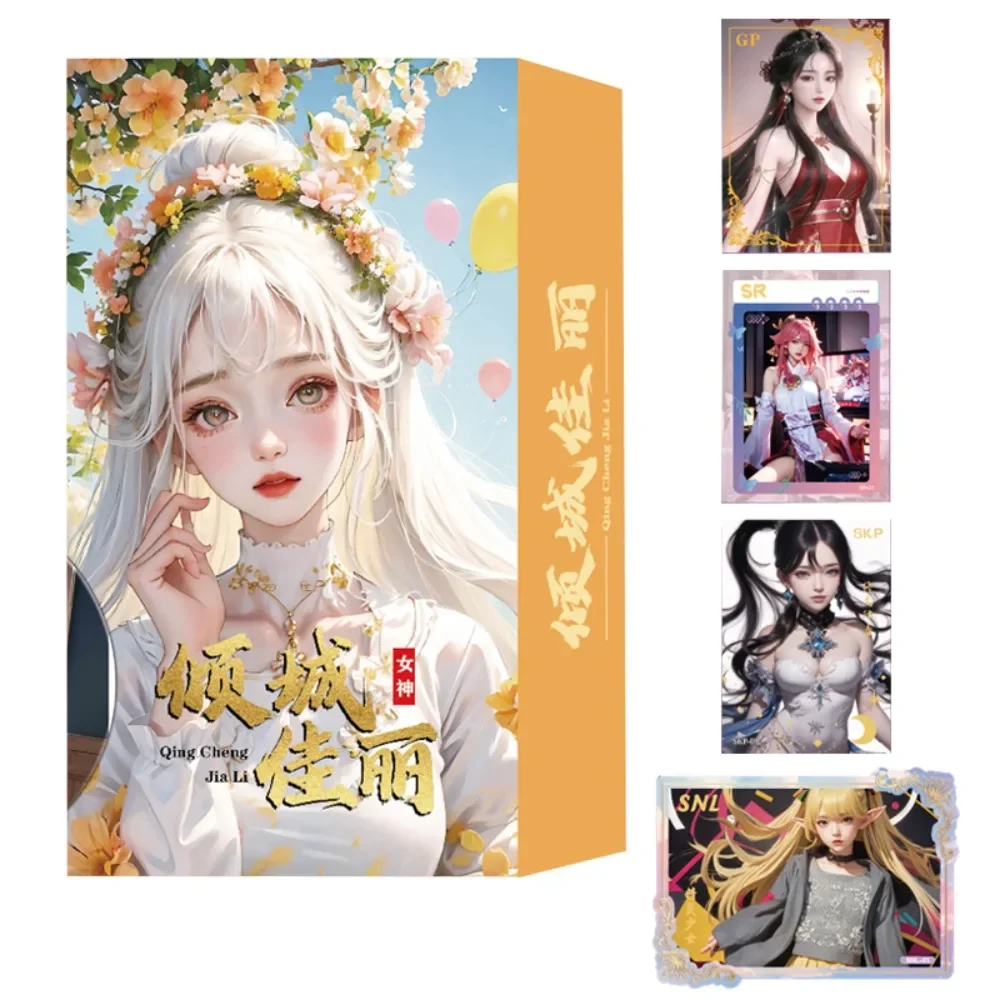 

Qingcheng Beauty Collection Card For Children Goddess Story Cute Charming Attractive Rare Limited Anime Card Family Table Toys