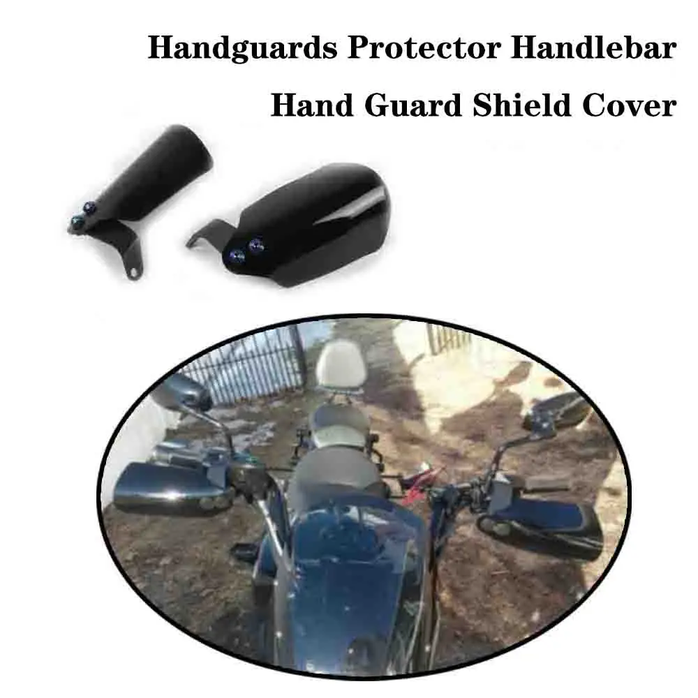 New Motorcycle Accessories Black Handguards Protector Handlebar Hand Guard Shield Cover For 2018-2024 Indian Scout Bobber