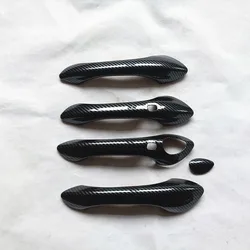 For Chevrolet Trax Crossover Seekers 2023 2024 2025 2026 Accessories Door Handle Cover Trim Plastic Imitation Carbon Fiber