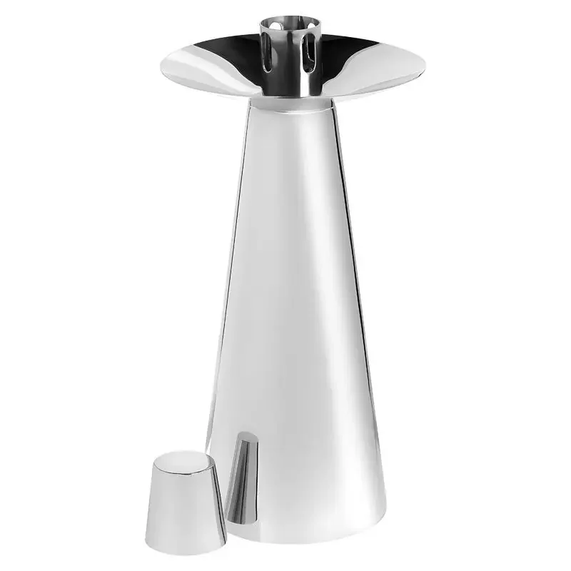 Creative lighthouse candle holder stainless steel high-grade candle lamp home exquisite ornament