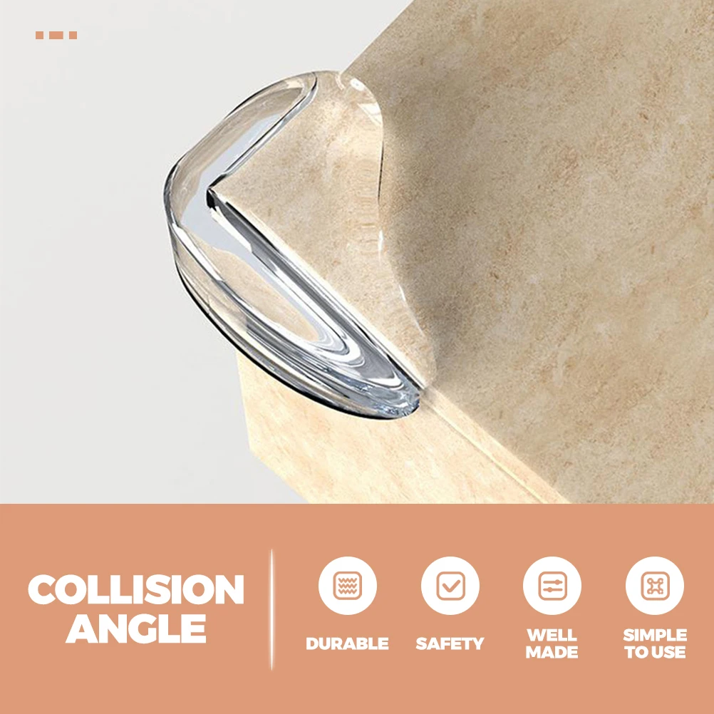 

12pcs Clear Corner Protectors Baby Safety Guards Anti-Collision Table Edges Bumpers Kids Elderly Furniture Protection