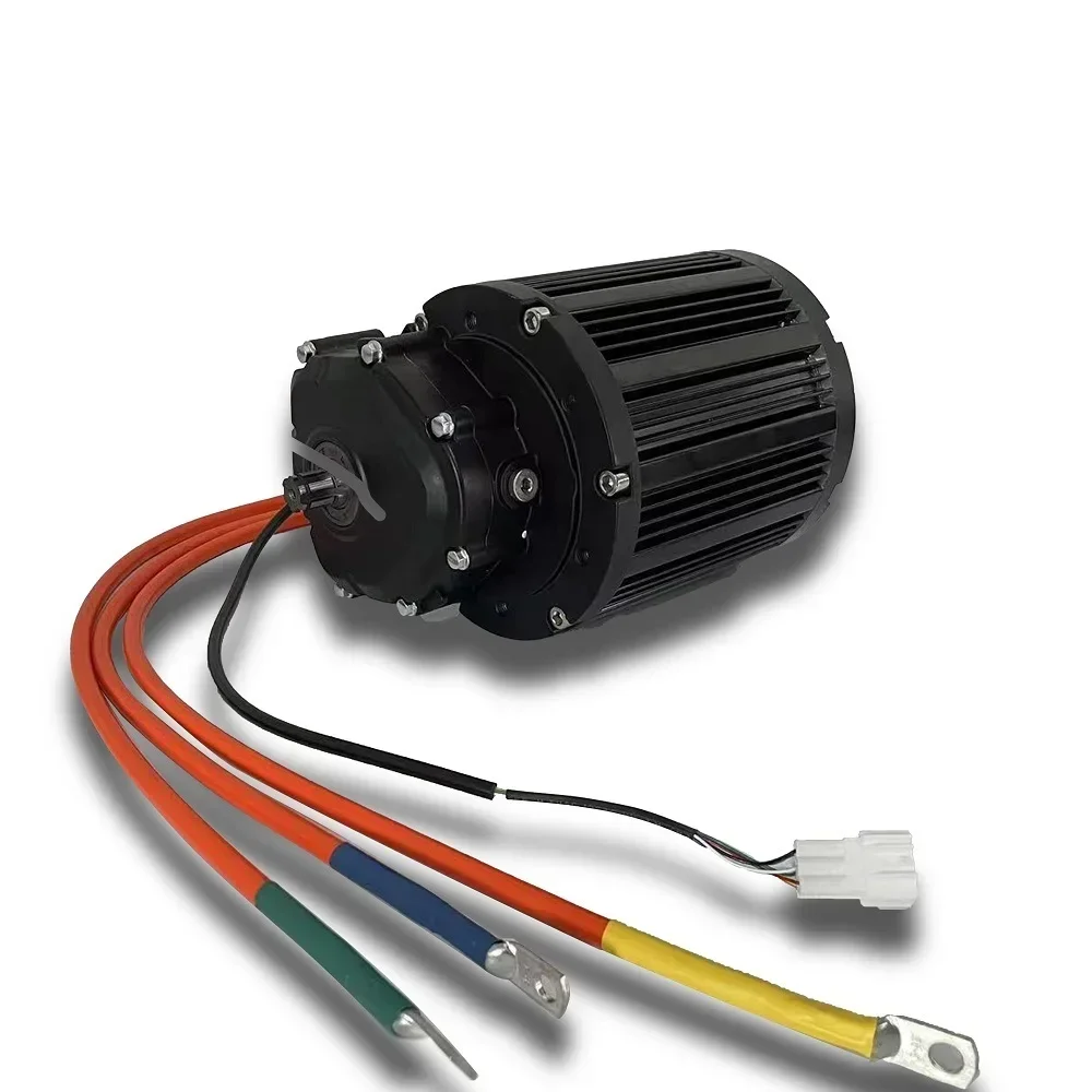 QSMOTOR 138 4000W V3 Mid-drive Motor With Fardriver Controller Kits For Electric Moped Motorcycle