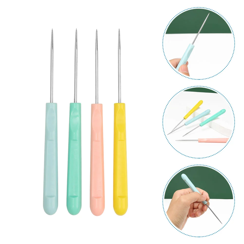 4 Pcs Sugar Stirring Pin Scriber Cookie Decorating Tool Cake Needle Supplies Manual Frosting Tools Icing Abs Baking