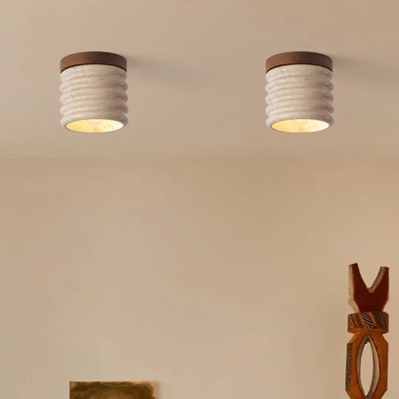 luminaire-de-plafond-en-pierre-jaune-de-style-wabi-sabi-japonais-design-retro-creatif-pour-entree-couloir-hall