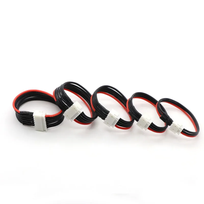 สายต่อแบตเตอรี่ JST-XH 2S 3S 4S 5S 6S สำหรับชาร์จแบตเตอรี่ลิโพ ใช้กับเครื่องชาร์จ IMAX B6 B6AC สำหรับโดรน RC จำนวน 50 ชิ้น