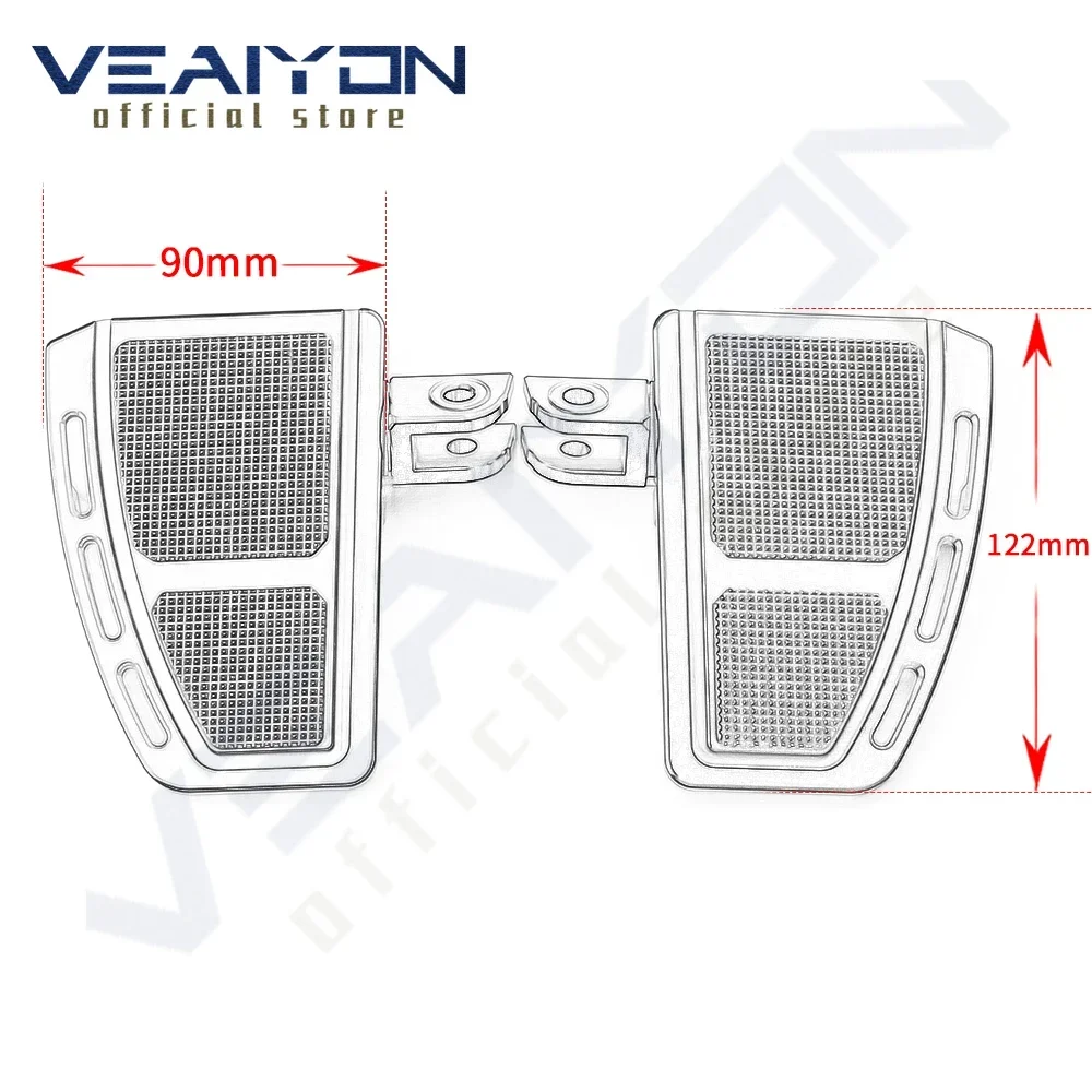 Motorcycle For CMX1100 CMX 1100 Rebel 2021 2022 2023 Wide Foot Pegs Rest Footpeg Front Rider Footboards Enlarger Pedals 2023
