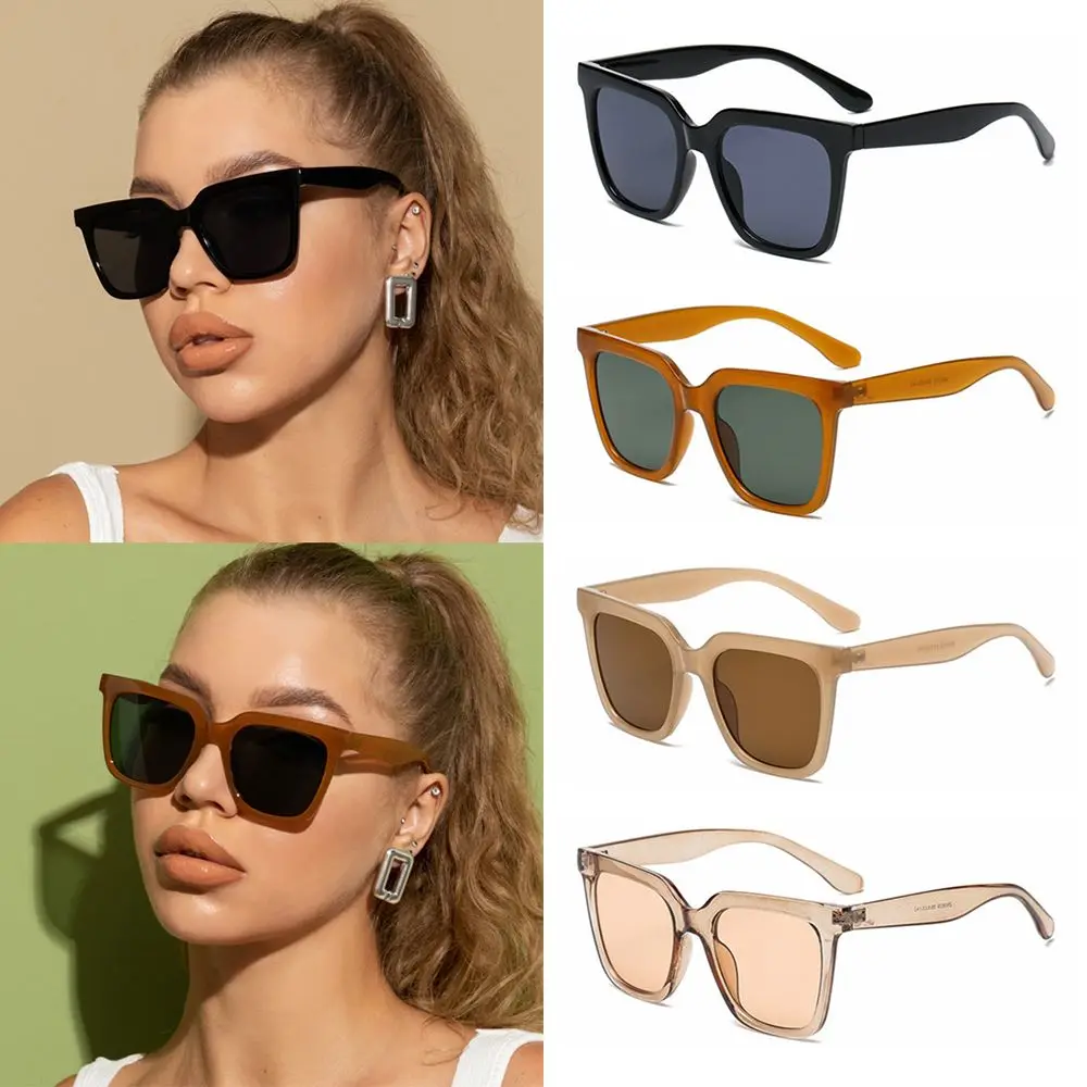 

Retro Vintage Colorful UV400 Shades Fashion Sunglasses Female Square Eyewear Rectangle Sun Glasses