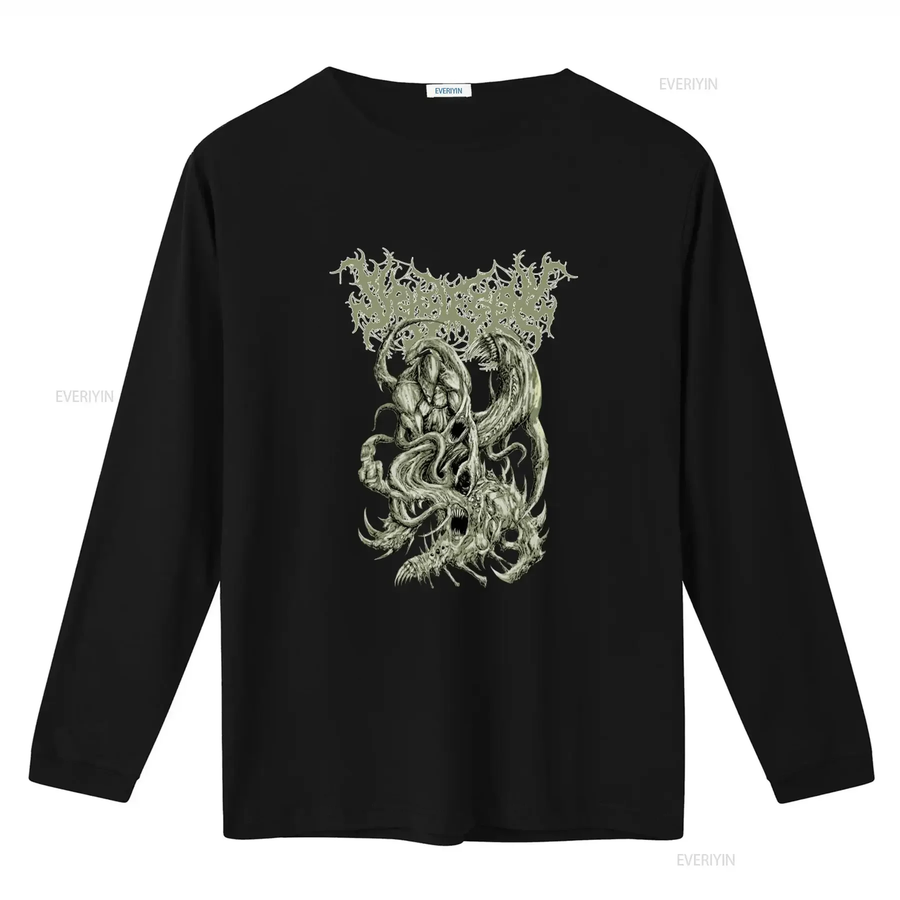 Syphilectomy Brutal Mind T Shirt Size L Deeds Of Flesh Kraanium Cephalotripsy Heavy Metal Band Design vintage Washed Casual
