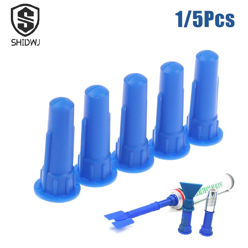 1/5Pcs Special Cone For Sachet Caulking Spare Part Nozzle Spray Tip Silicon Sealant Dispenser Syrnge Accessories