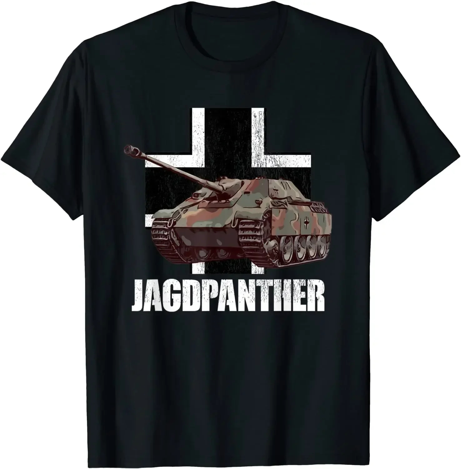 Short  Casual 100%  Shirts Jagdpanther Jagd Panther German Tank Destroyer Men T-Shirt manga vintage anime clothes heavyweight