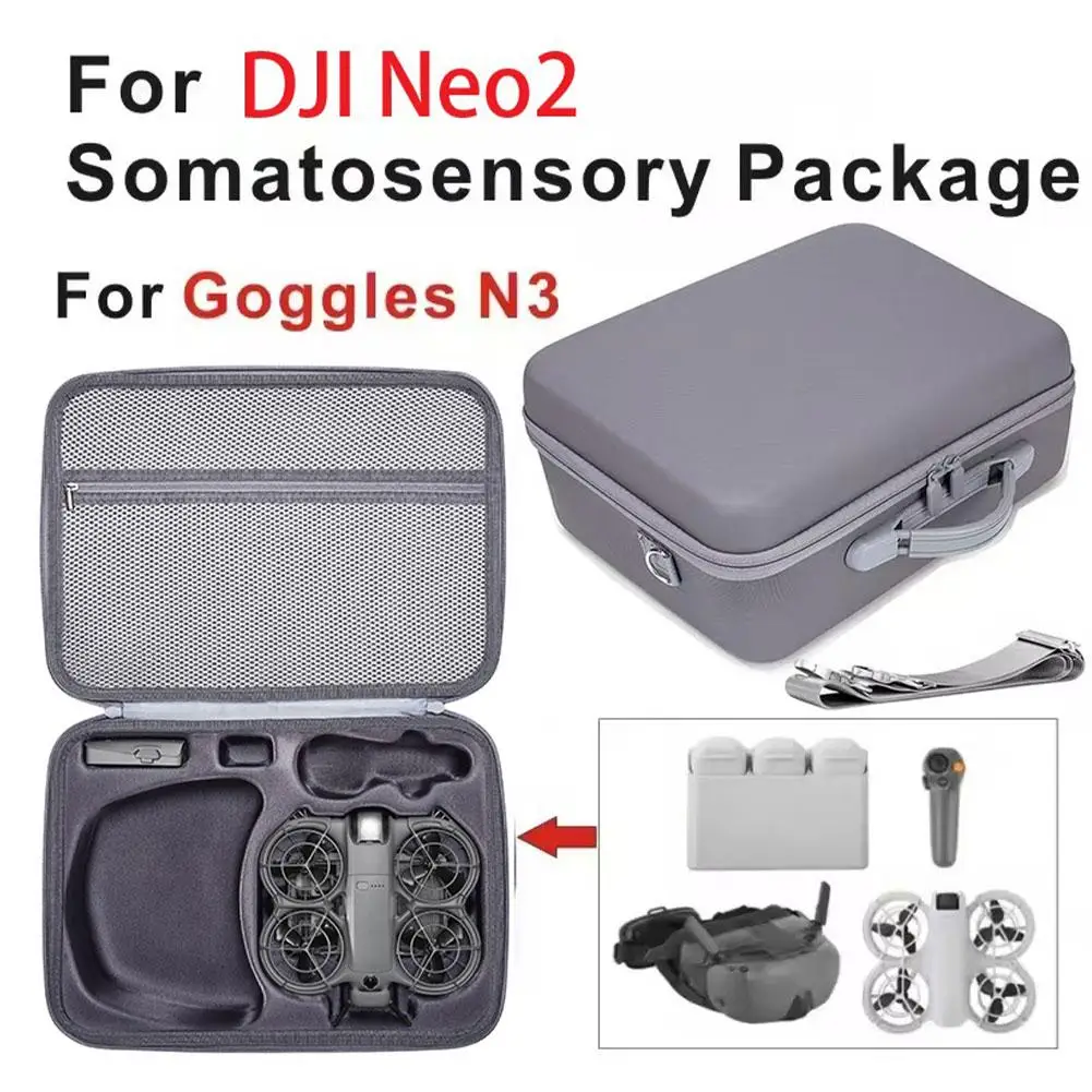 dji-neo2-用ポータブルトラベルバッグトラベルキャリングケースハードシェルボックス-pu-防水バッグ収納バッグケース保護ケース