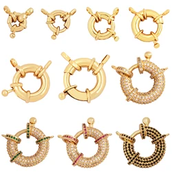 Newest Style Simple Trendy Buckle For Necklaces Bracelets DIY Making,Round Varisized Shape Clasp Jewelry Findings Components L40