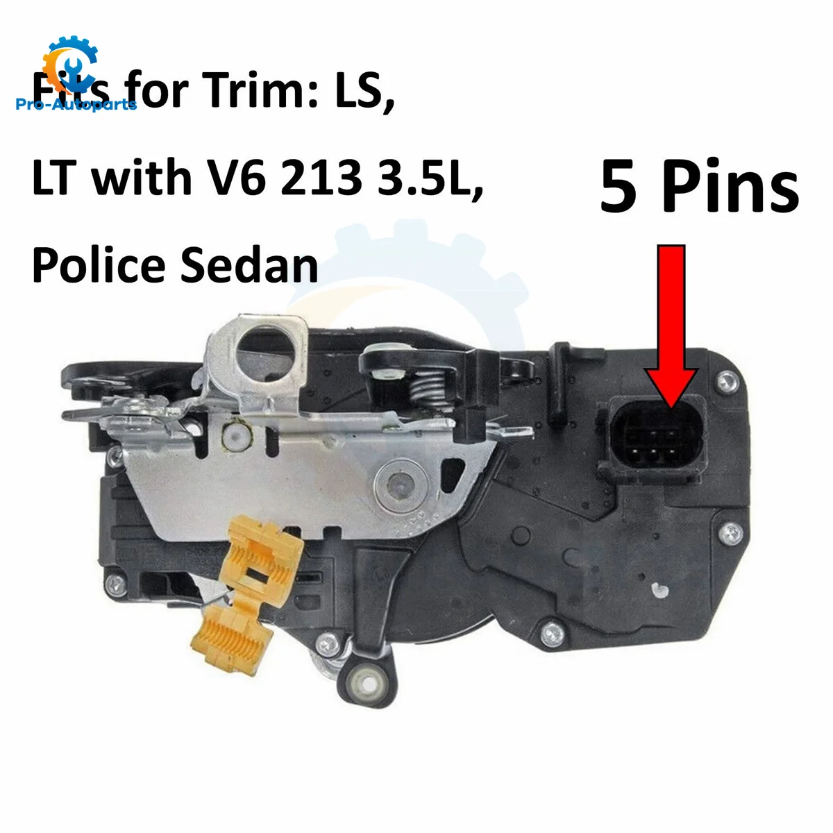 931-305 Door Latch Lock Actuator Replaces For Chevy Impala 2006-2011 Fit Front Right Passenger Door 10338786 15277752 931305