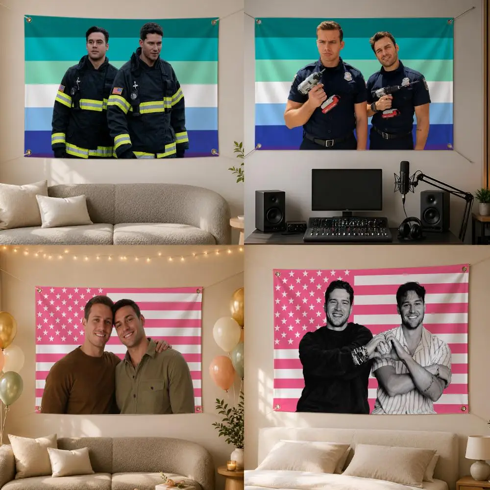 TV Series 911: Lone Star Flags Wall Hanging Flag Banner for Bedroom Dorm Party Festival Camping Indoor Outdoor Decor