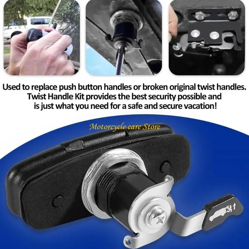 

U75F Набор поворотных ручек, сменная Т-образная ручка с крышками грузовика, поворотные защелки для 100XQ 100XL 100XR TSC700,