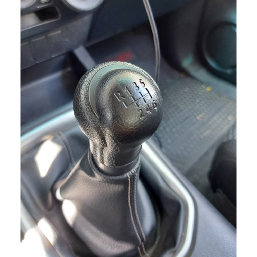 

Car Stying Gear Shift Knob Lever Handball For Hilux Revo 2016-2022 Manual 5 Speed 6 Gear Black Plastic