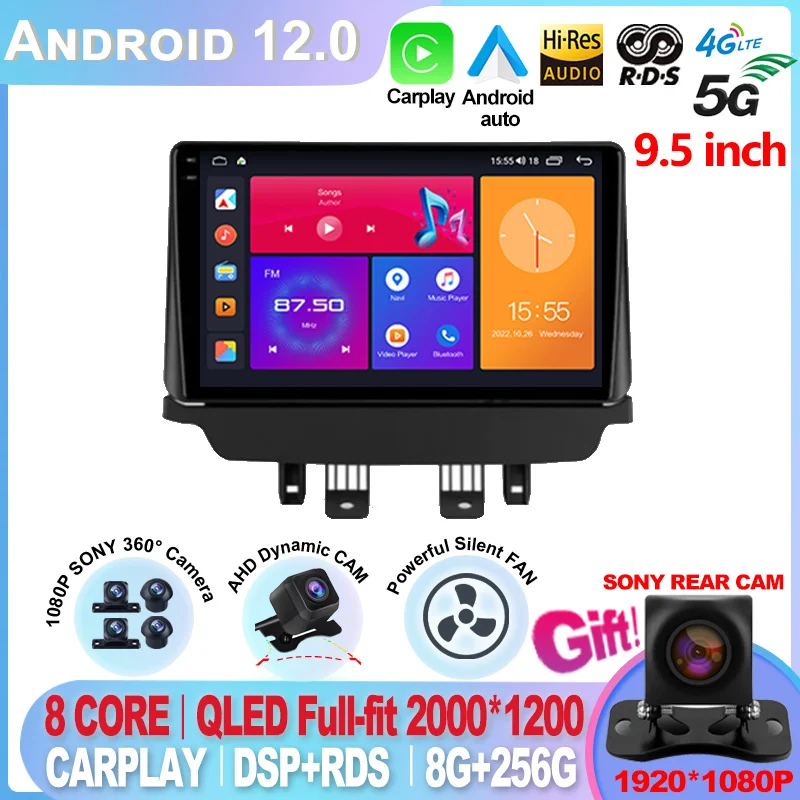 

2K For Mazda 2 CX-3 CX 3 DK 2015 - 2021 No 2din 2 din DVD Android 13 Car Radio Multimedia Video Player Navigation GPS Carplay