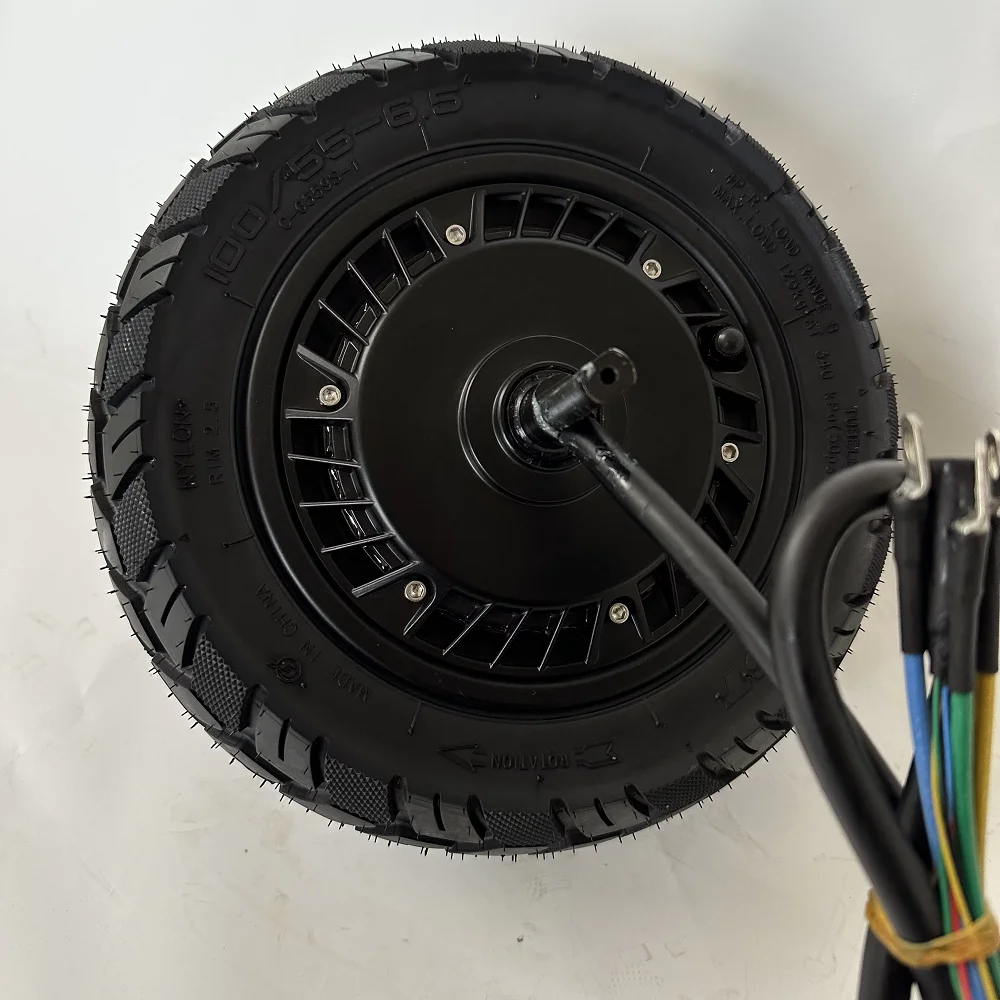 11 inch 60V 72V 3000w 5000w Brushless Hub Moroe with Disc Brake for DIY Electric Dual Scooter Hub Motor