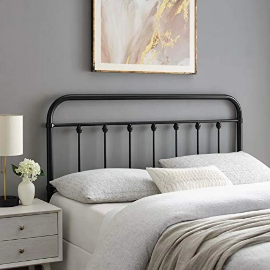 

MOD-6153-BLK Sage Metal Headboard