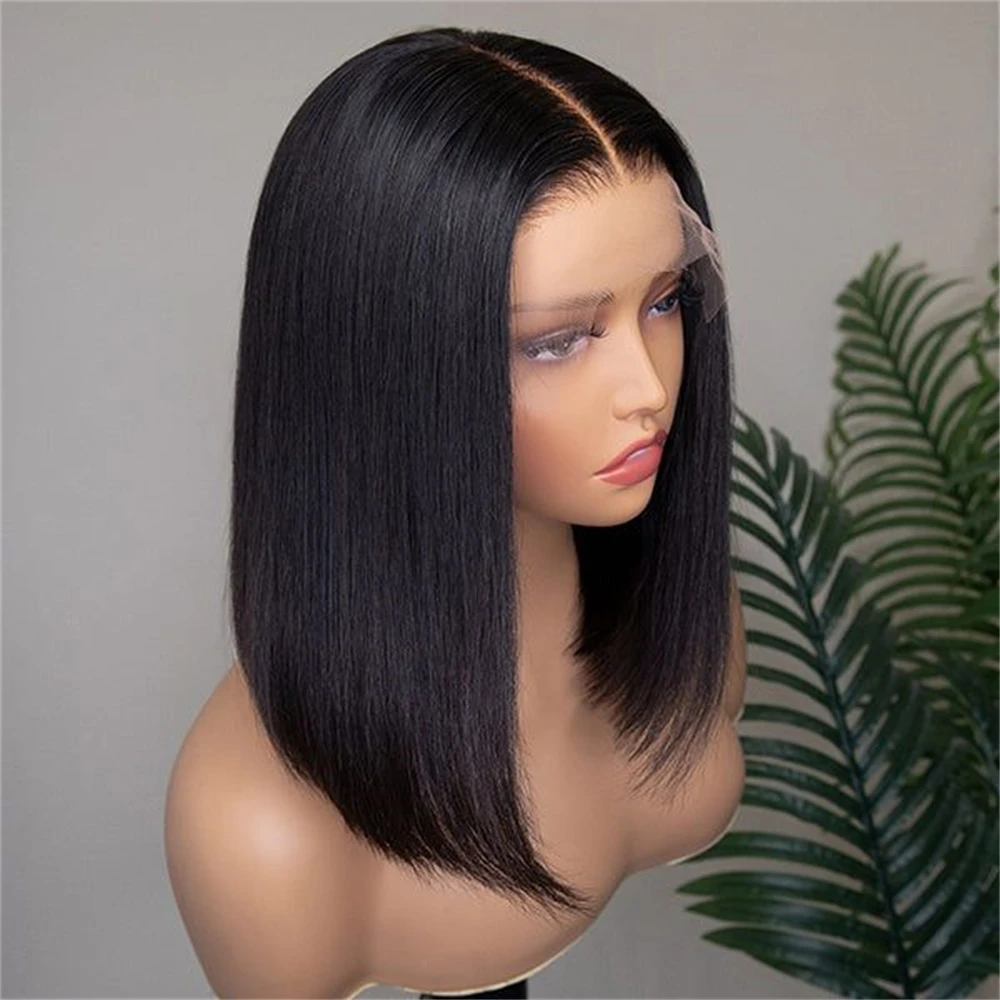 13X4 Bob Wig Human Hair Lace Front Wigs Human Hair 100% Human Hair Wigs Hd Transparent Straight Lace Frontal Bob Wigs Cheap wigs